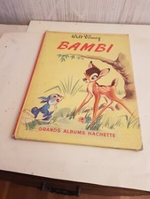 BAMBI   WALT  DISNEY   GRANDS   ALBUM   HACHETTE   BE   ILL  COULEURS