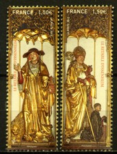 FRANCE 4675 et 4677 RETABLE