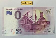 Billet 0 Euro Stadt Dortmund 2019  2019-1 - euro souvenir touristique