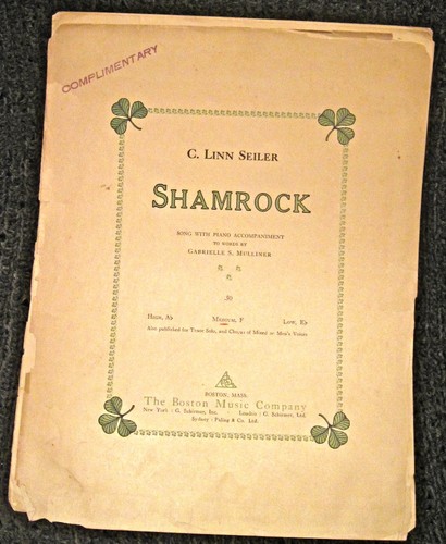 Irish american sheet shamrock - american,