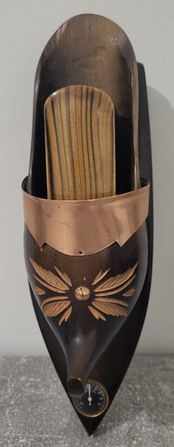 Gros sabot bois porte brosse - bois,