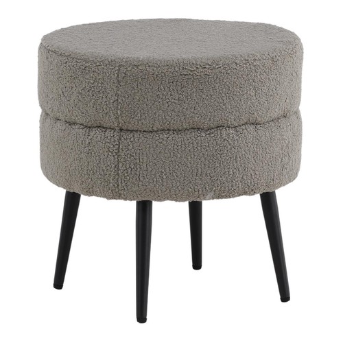 Pouf design bouclette - design, "pot"