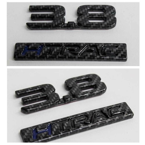 Emblème htrac carbone - emblème, 3,8
