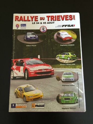 Programme rallye trieves - programme,