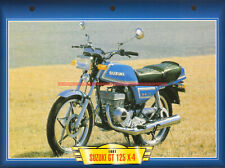 SUZUKI GT 125 X-4 GT125X4 GT125 1981 (1981-1988) : Fiche Moto #000811
