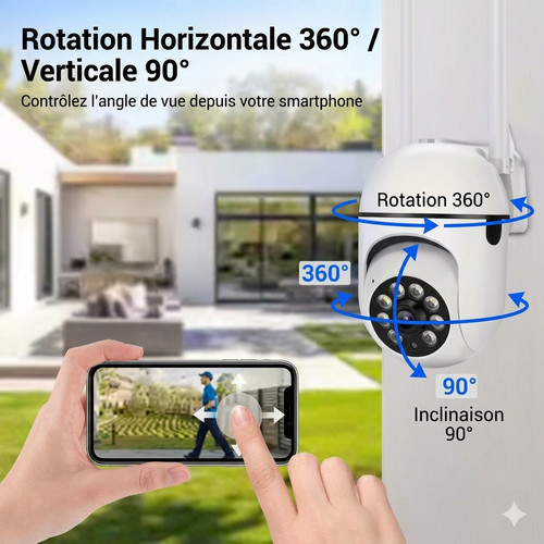 Lot caméras sécurité wifi - sécurité,