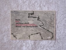 Berlin Déchiré en Cas De Mauer Et Fil de Fer Barbelé - 12 Photos - Vintage - NOS