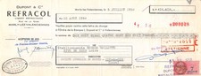 1958 CIMENT REFRACTAIRE REFRACOL A MARLY LES VALENCIENNES - ETS BRUNON VALETTE