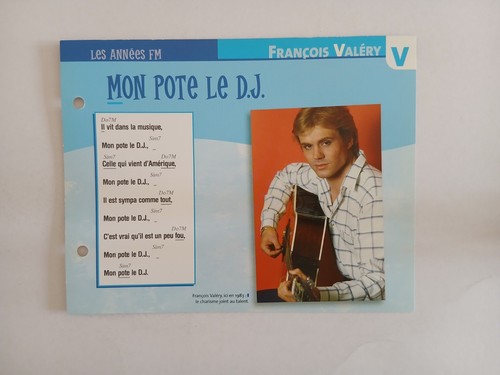 Carte fiche francois - fiche, valery