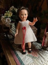 robe  tricote poupee mode et