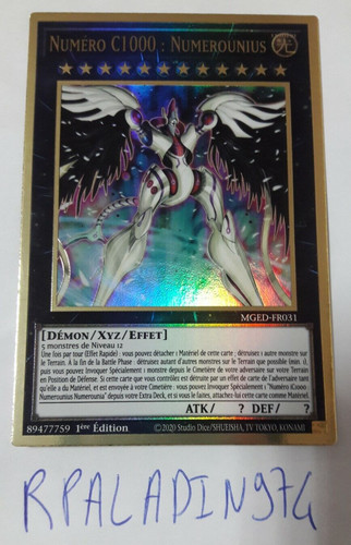 Yugioh numéro c1000 - yugioh!,