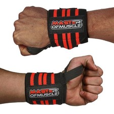 WRIST WRAPS 18" Weightlifting Elastic Powerlifting Guide MMA DURABLE MATERIALS