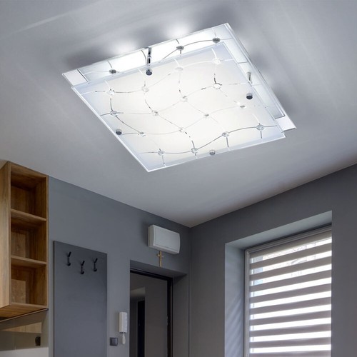 Plafonnier lustre cristal - lustre, en