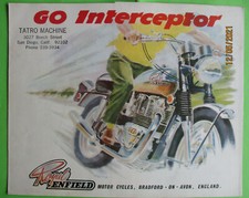 Brochure MOTO  -  ROYAL ENFIELD - Seven-fifty interceptor - 1969 ? - en Anglais