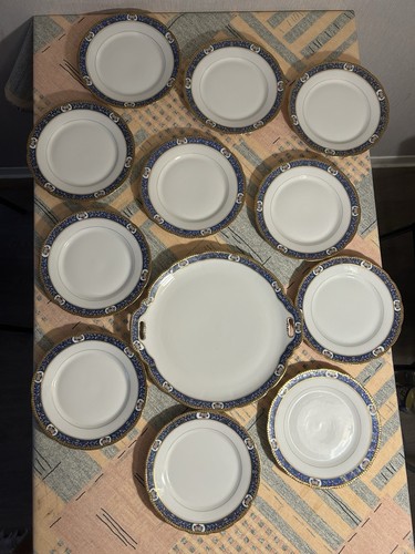 Service gâteau ancien en - à,