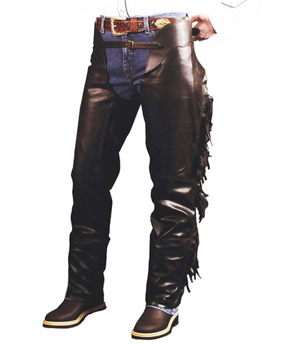 Chaps western cuir vieilli - chaps,