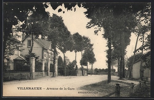 Cpa villenauxe avenue la - villenauxe,,