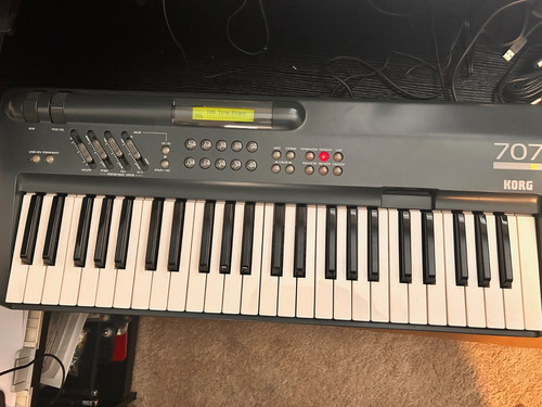 Korg 707 synthesizer - korg, fm