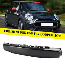 Couvercle de plaque d'immatriculation avant noir pour Mini F55 F56 F57 Cooper FR
