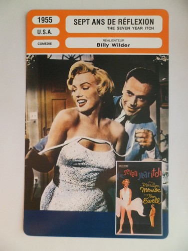 Carte fiche cinema 1955 - fiche, sept