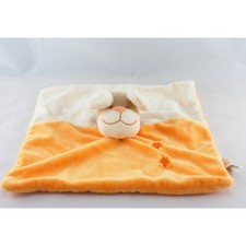 Doudou plat chien beige orange