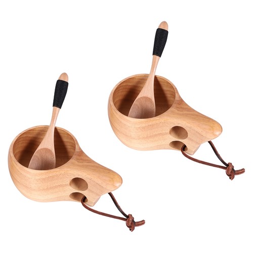 2pack nordic wooden cup - ,