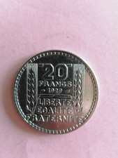 0208 - 20 Francs Argent France 1929 TTB .