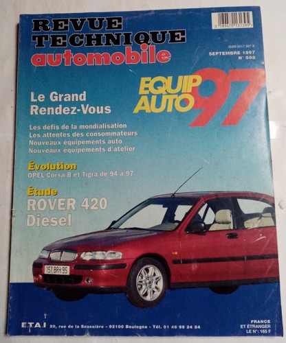 Revue technique 598 1997 - revue, no