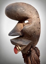 Art Tribal Africain Ancien Masque Wobé Wé Kran Guéré Côte-d’Ivoire Old Mask 1960