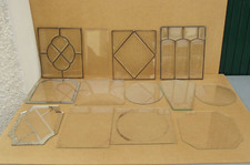 Ancien Lot de 13 verres pour pendule carillon odo horloge et autres