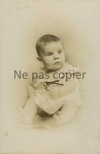 Portrait enfant 1906 cdv - portrait,