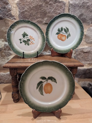 Assiette barbotine - 3, en