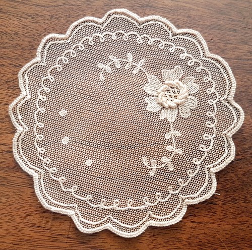 Napperon ancien tulle - napperon,