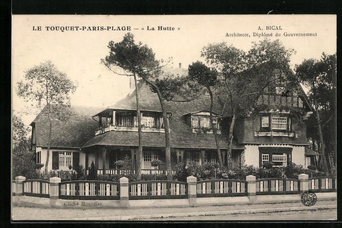 Cpa touquet paris plage la - le,