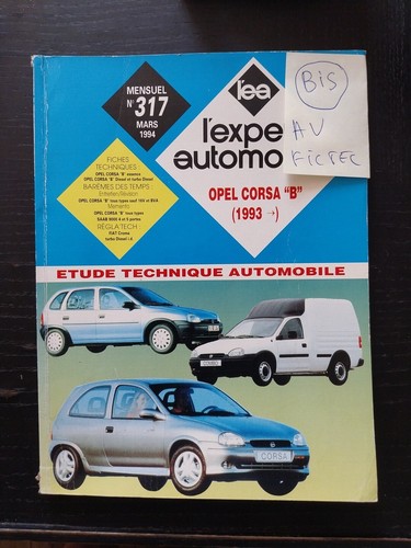 Revue technique opel corsa - opel,