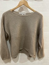 Pull Banana Moon beige mohair