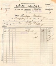 Facture   1930 ETS LEON LEDAY