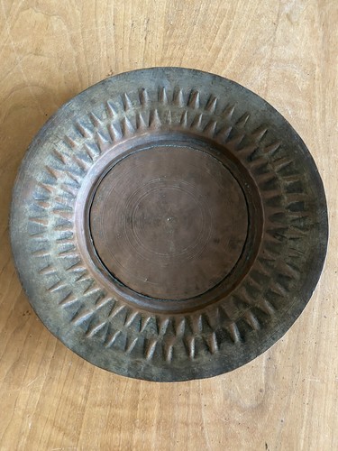 Plat cuivre ancien - plat,
