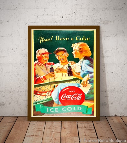 Affiche publicitaire vintage