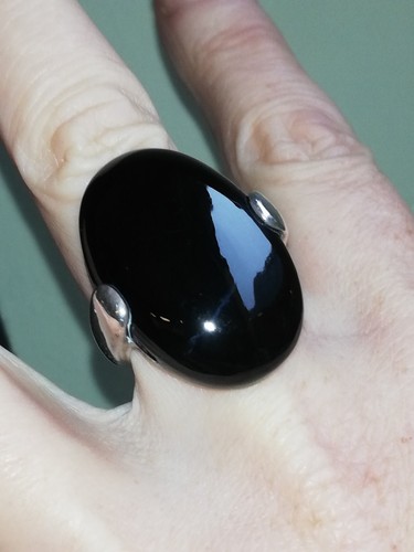 Bague argent poinçonnée - en,
