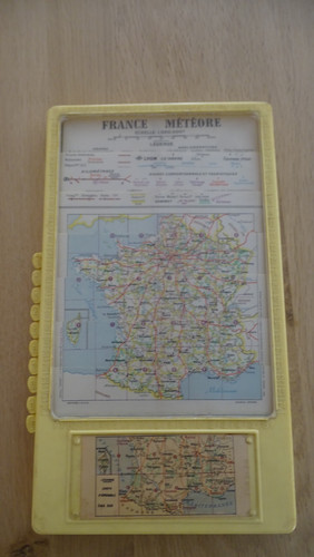 Vintage michelin carte france - michelin,