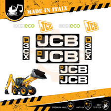 Décalcomanies adhésif Work Means JCB 3CX