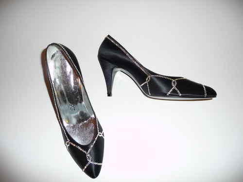Delman vintage evening - delman, black