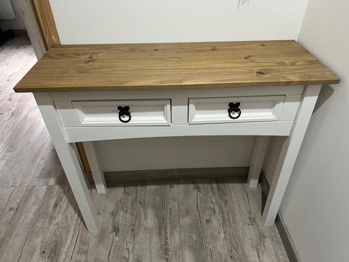 Table console blanc - table, en