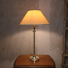 lampe de table luxe métal doré & lucite plexi style hollywood regency 70s 80s