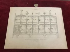 gravure ancienne architecte