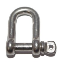 Manille droite 19mm libre - droite, inox