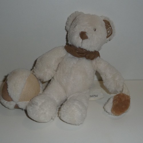 Doudou ours nicotoy bandana - doudou,