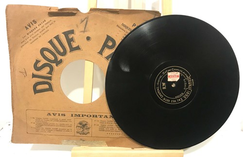 Ancien disque saphir - ancien, à