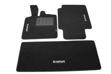 Tapis Moquette smart Fortwo W450 à Partir De 1998-2007 Set Avant + Coffre 16